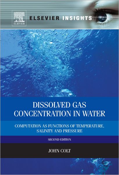 Dissolved Gas Concentration in Water: Computation as Functions of Temperature, Salinity and Pressure
