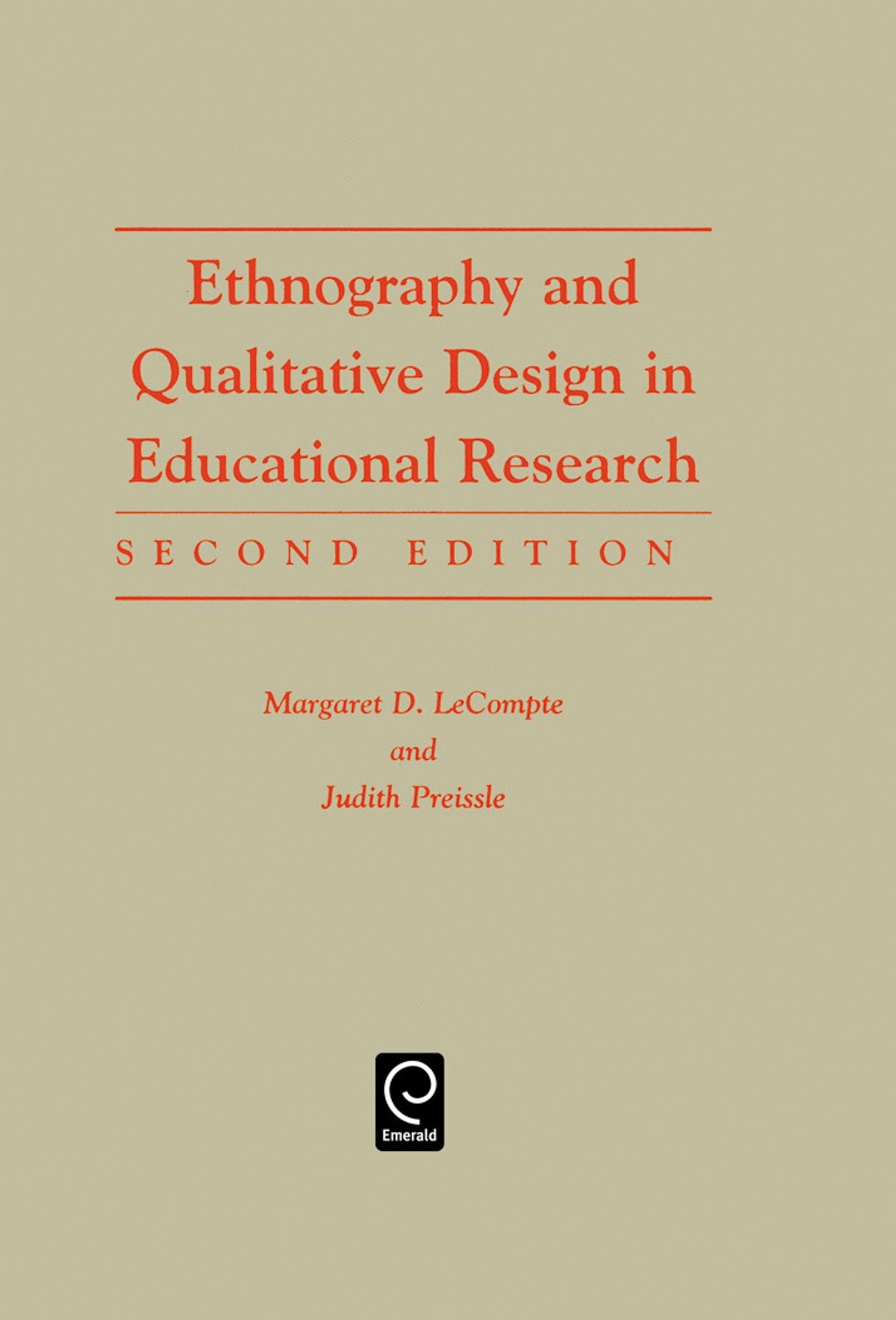 Ethnography and Qualitative Design in Educational Research, 2nd Edition