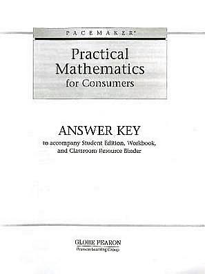 Pacemaker Practical Math Answer Key 2004