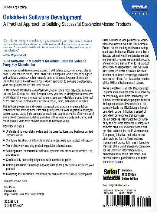 Outside-in Software Development: A Practical Approach to Building Successful Stakeholder-Based Products