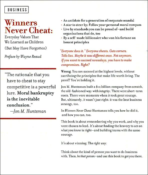Winners Never Cheat: Everyday Values We Learned as Children (But May Have Forgotten)