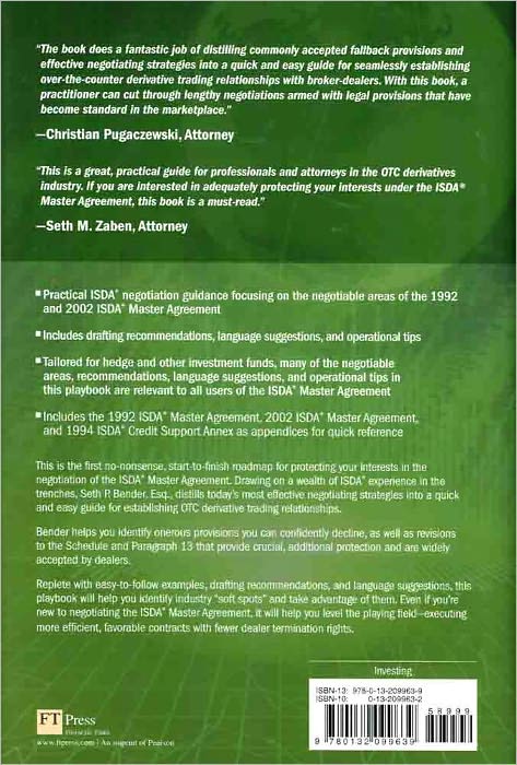 Negotiating Skills for the ISDA Master Agreement: The Essential Playbook for Over-the-Counter Derivatives