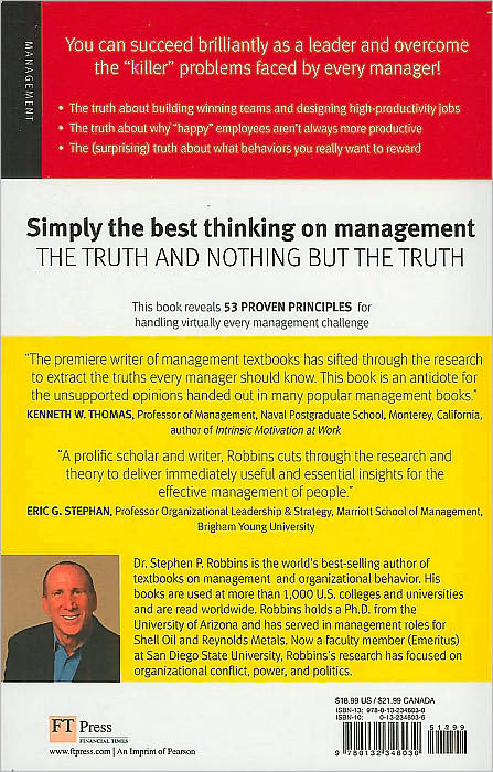 The Truth about Managing People