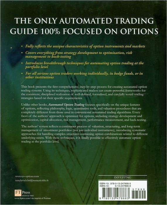 Automated Option Trading: Create, Optimize, and Test Automated Trading Systems