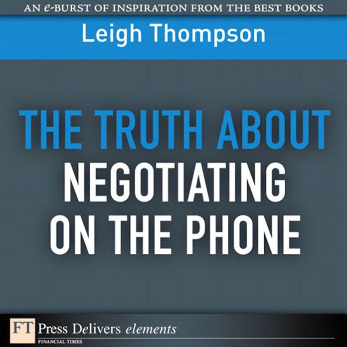 The Truth About Negotiating on the Phone