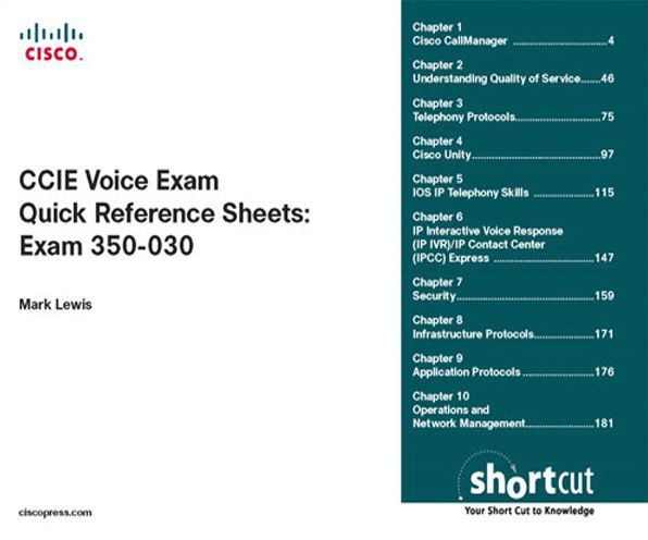 CCIE Voice Exam Quick Reference Sheets