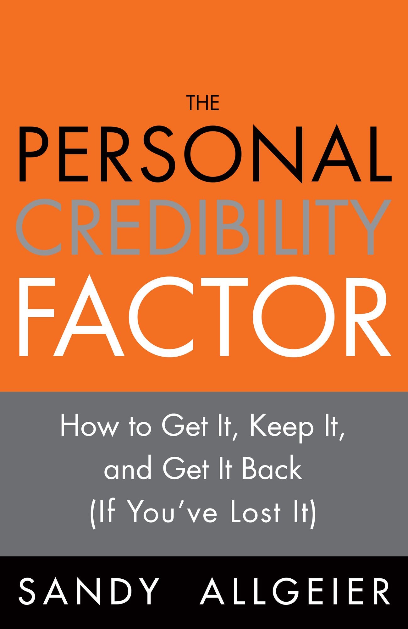 Personal Credibility Factor, The: How to Get It, Keep It, and Get It Back (If You've Lost It)