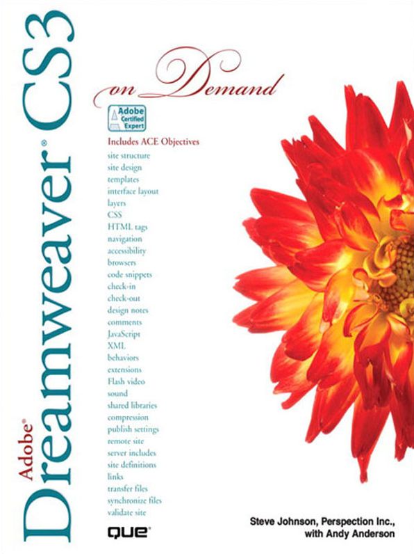 Adobe Dreamweaver CS3 On Demand (Adobe Reader)