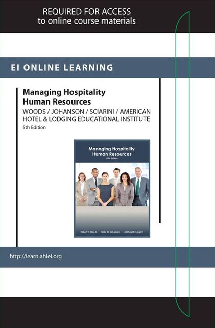 Managing Hospitality Human Resources Online Component (AHLEI) -- Access Card