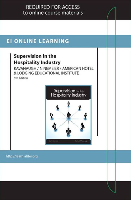 Supervision in the Hospitality Industry Online Component (AHLEI) -- Access Card