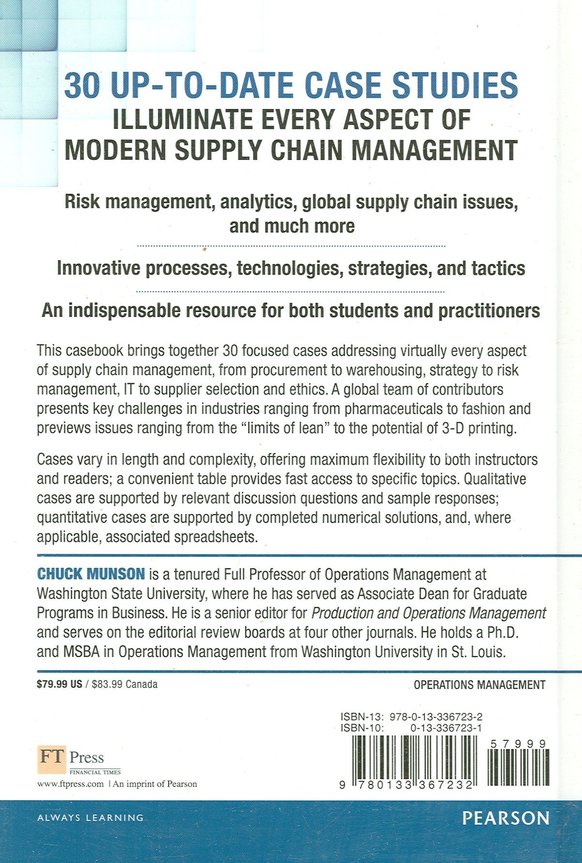 The Supply Chain Management Casebook: Comprehensive Coverage and Best Practices in SCM