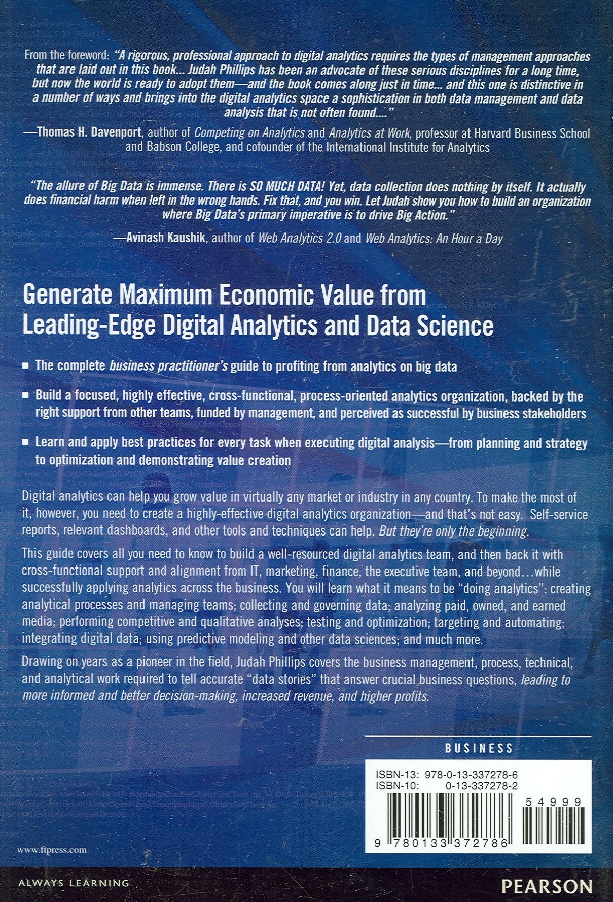 Building a Digital Analytics Organization: Create Value by Integrating Analytical Processes, Technology, and People into Business Operations