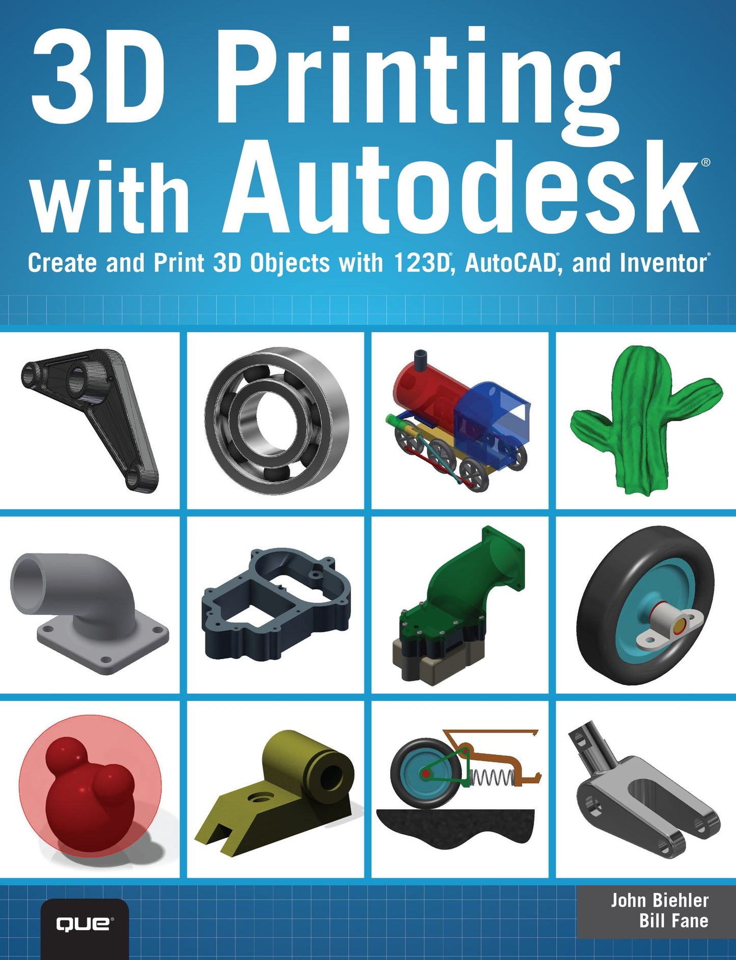 3D Printing with Autodesk: Create and Print 3D Objects with 123D, AutoCAD and Inventor