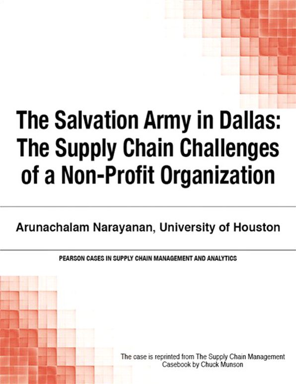 The Salvation Army in Dallas: The Supply Chain Challenges of a Non-Profit Organization