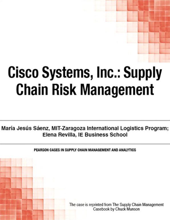 Cisco Systems, Inc.: Supply Chain Risk Management