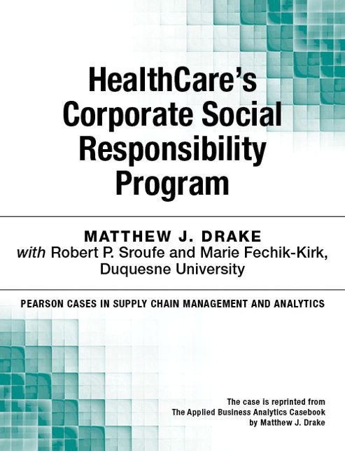 HealthCare's Corporate Social Responsibility Program
