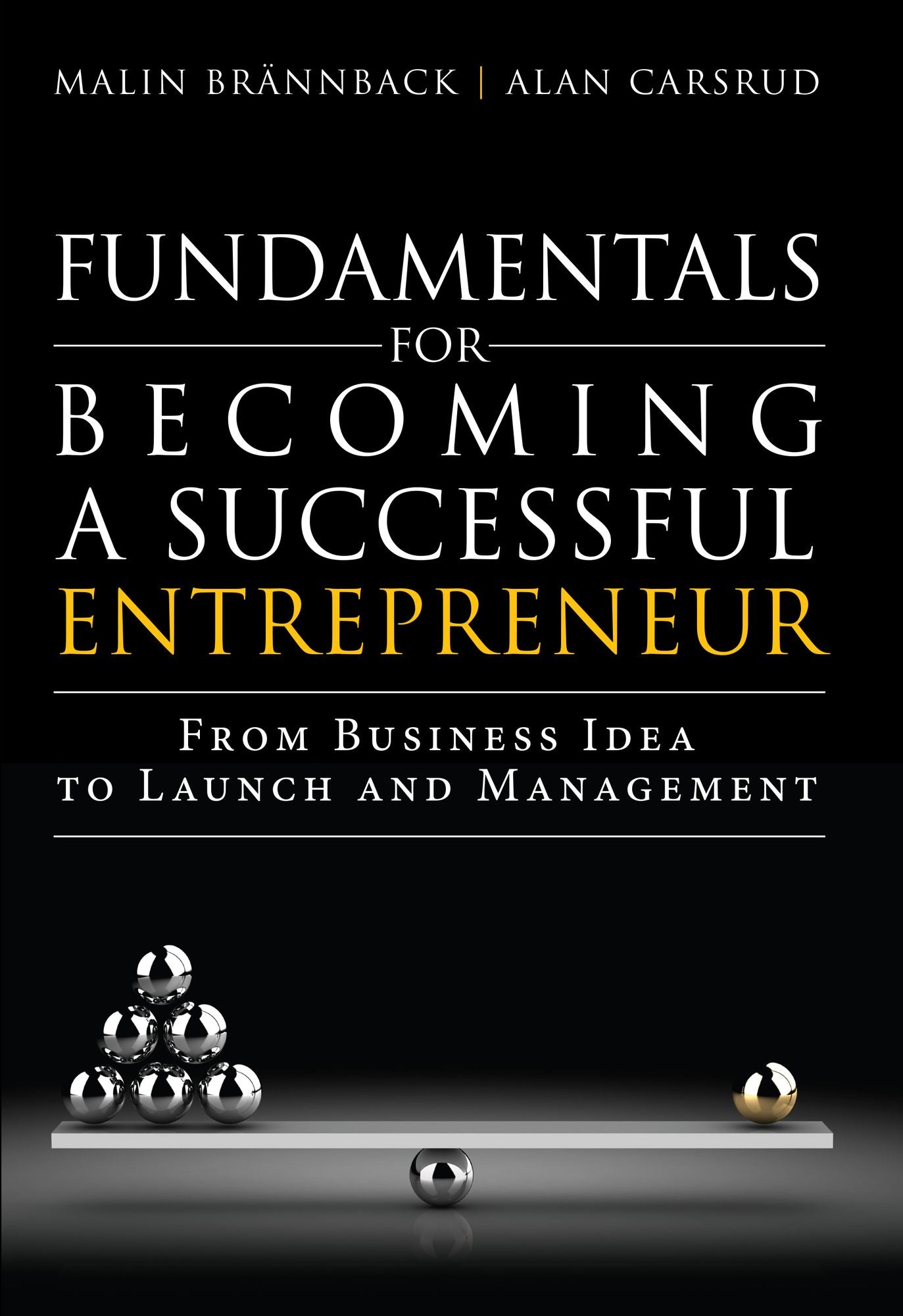 Fundamentals for Becoming a Successful Entrepreneur: From Business Idea to Launch and Management