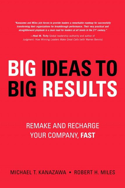 BIG Ideas to BIG Results: Remake and Recharge Your Company, Fast (paperback)