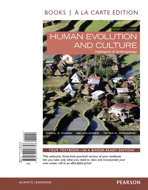 Human Evolution and Culture + New Myanthrolab for Anthropology : Books a La Carte Edition