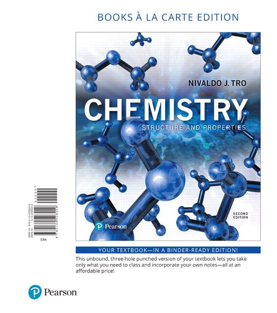 Chemistry: Structure and Properties, Books a la Carte Edition
