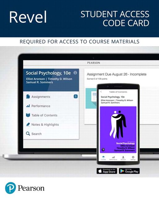 REVEL for Social Psychology -- Access Card
