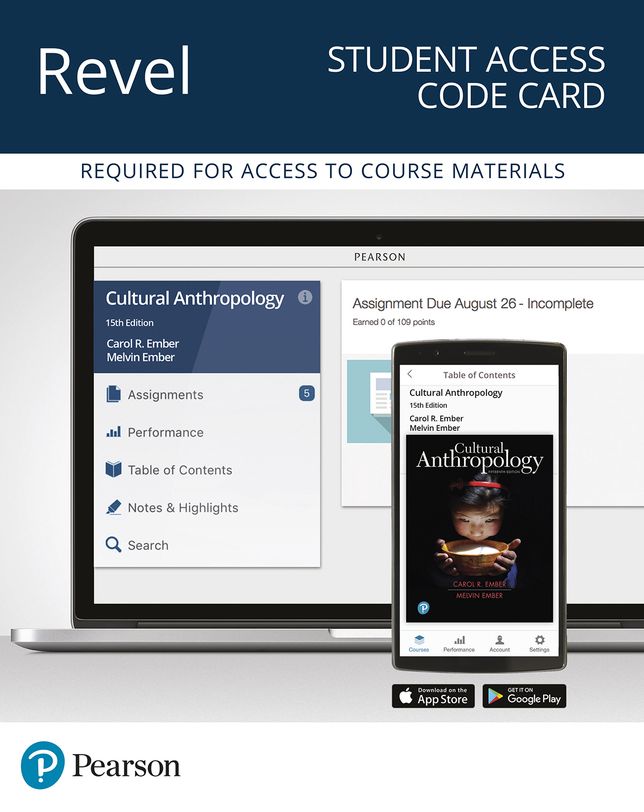 REVEL for Cultural Anthropology -- Access Card