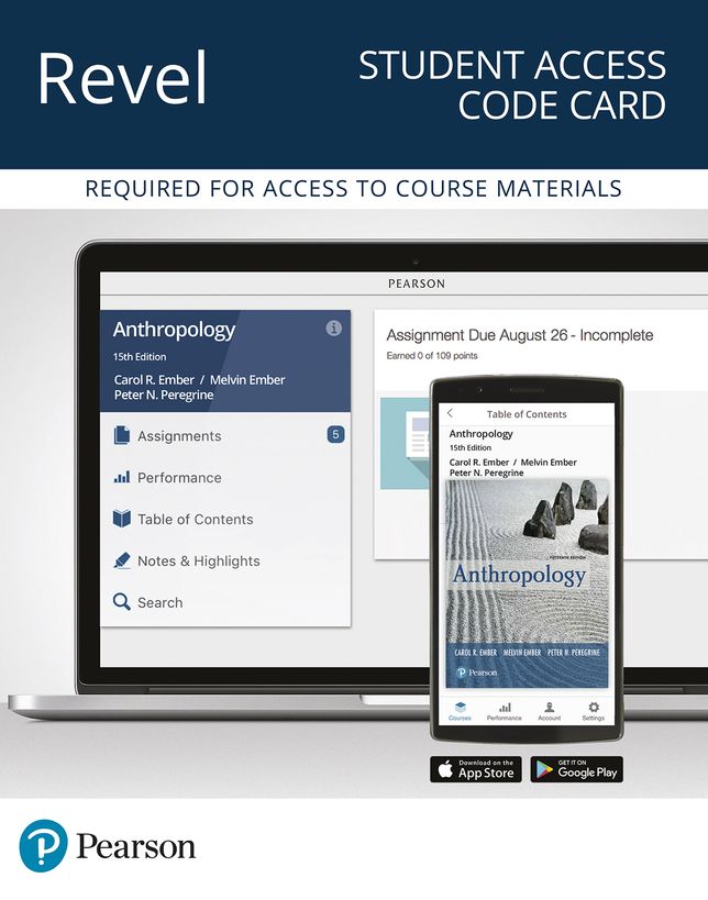 REVEL for Anthropology -- Access Card