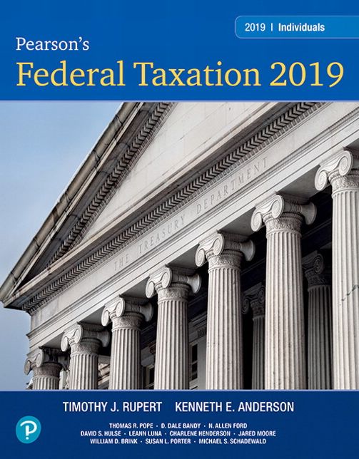 Pearson's Federal Taxation 2019, Individuals
