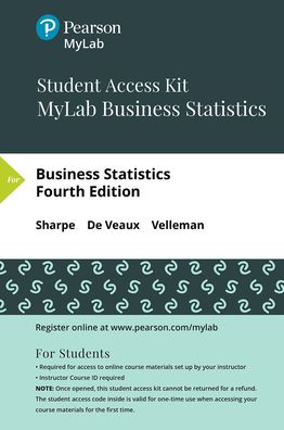 MyLab Statistics with Pearson eText -- Standalone Access Card -- for Business Statistics