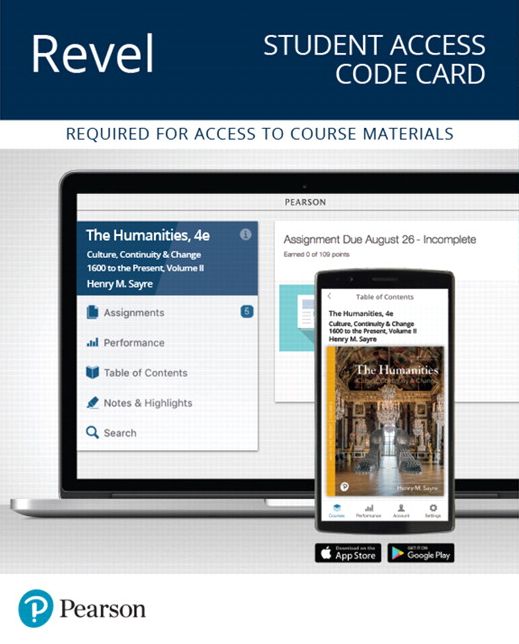 REVEL for The Humanities: Culture, Continuity, and Change, Volume II -- Access Card