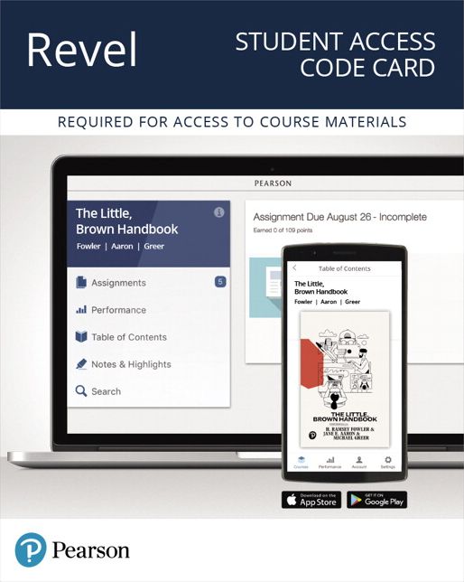 REVEL for The Little, Brown Handbook -- Access Card