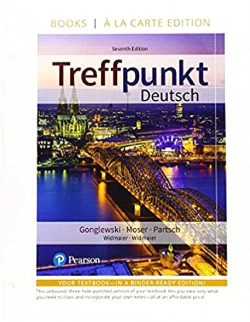Treffpunkt Deutsch, Books a la Carte Edition