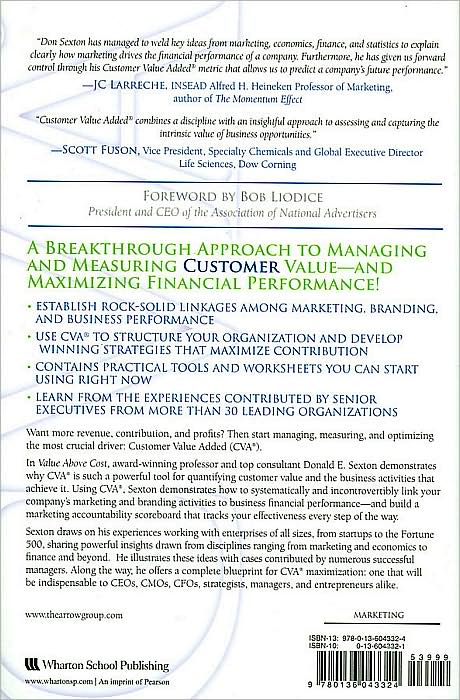 Value Above Cost: Driving Superior Financial Performance with CVA, the Most Important Metric You've Never Used