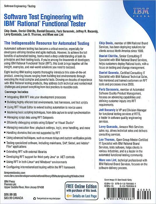 Software Test Engineering with IBM Rational Functional Tester: The Definitive Resource (DeveloperWorks Series)