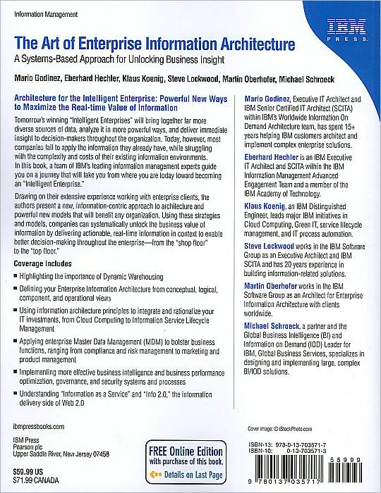 The Art of Enterprise Information Architecture: A Systems-Based Approach for Unlocking Business Insight