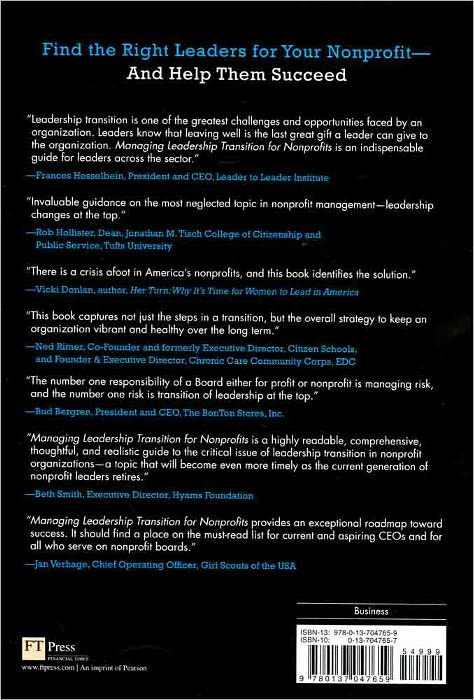 Managing Leadership Transition for Nonprofits: Passing the Torch to Sustain Organizational Excellence
