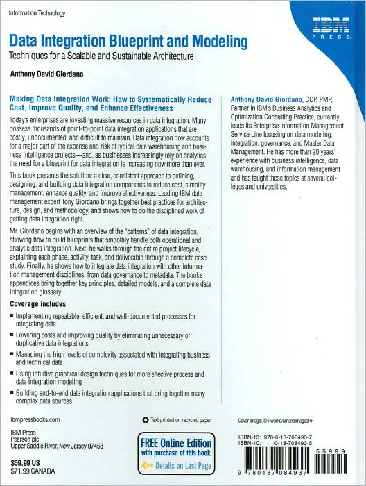 Data Integration Blueprint and Modeling: Techniques for a Scalable and Sustainable Architecture