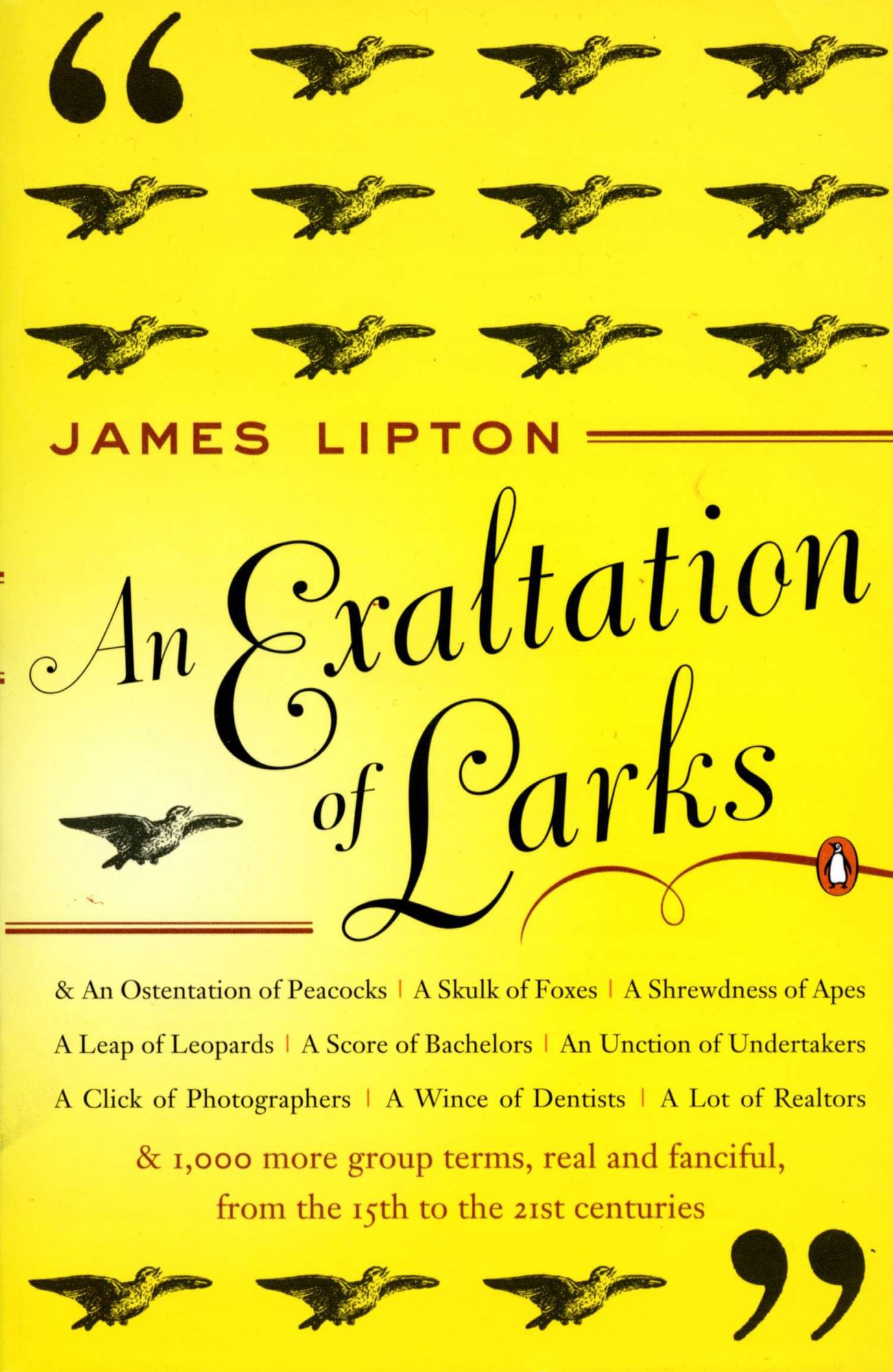 An Exaltation of Larks: More than One Thousand Terms