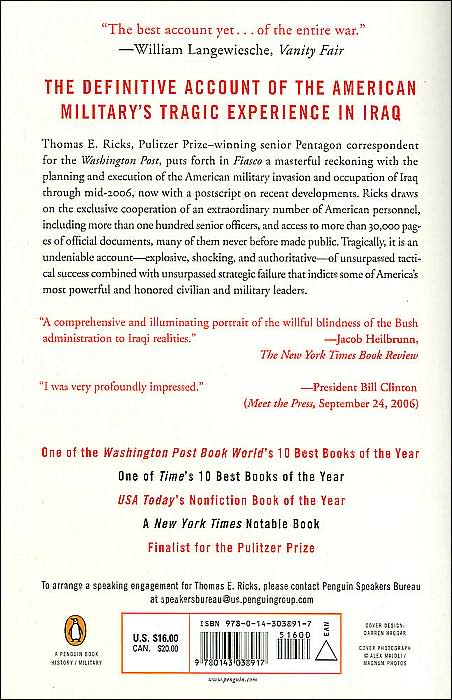 Fiasco: The American Military Adventure in Iraq, 2003 to 2005