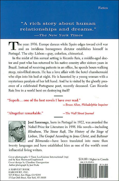 The Year of the Death of Ricardo Reis