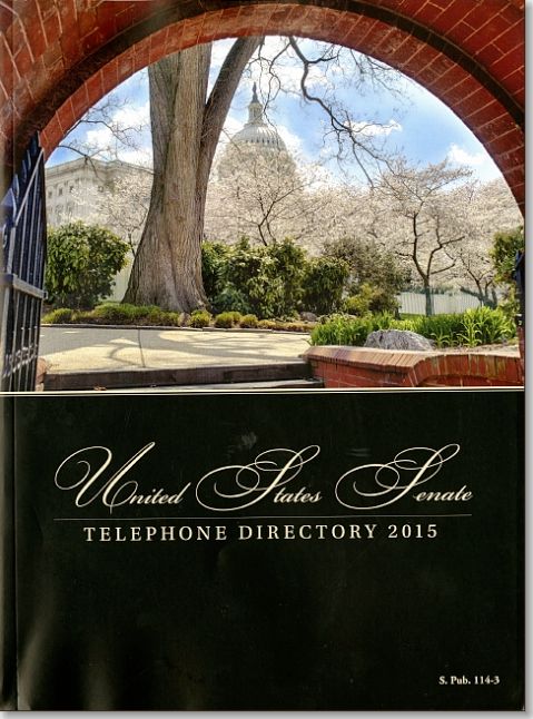 United States Senate Telephone Directory 2015