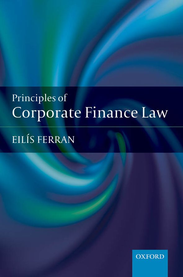Principles of Corporate Finance Law