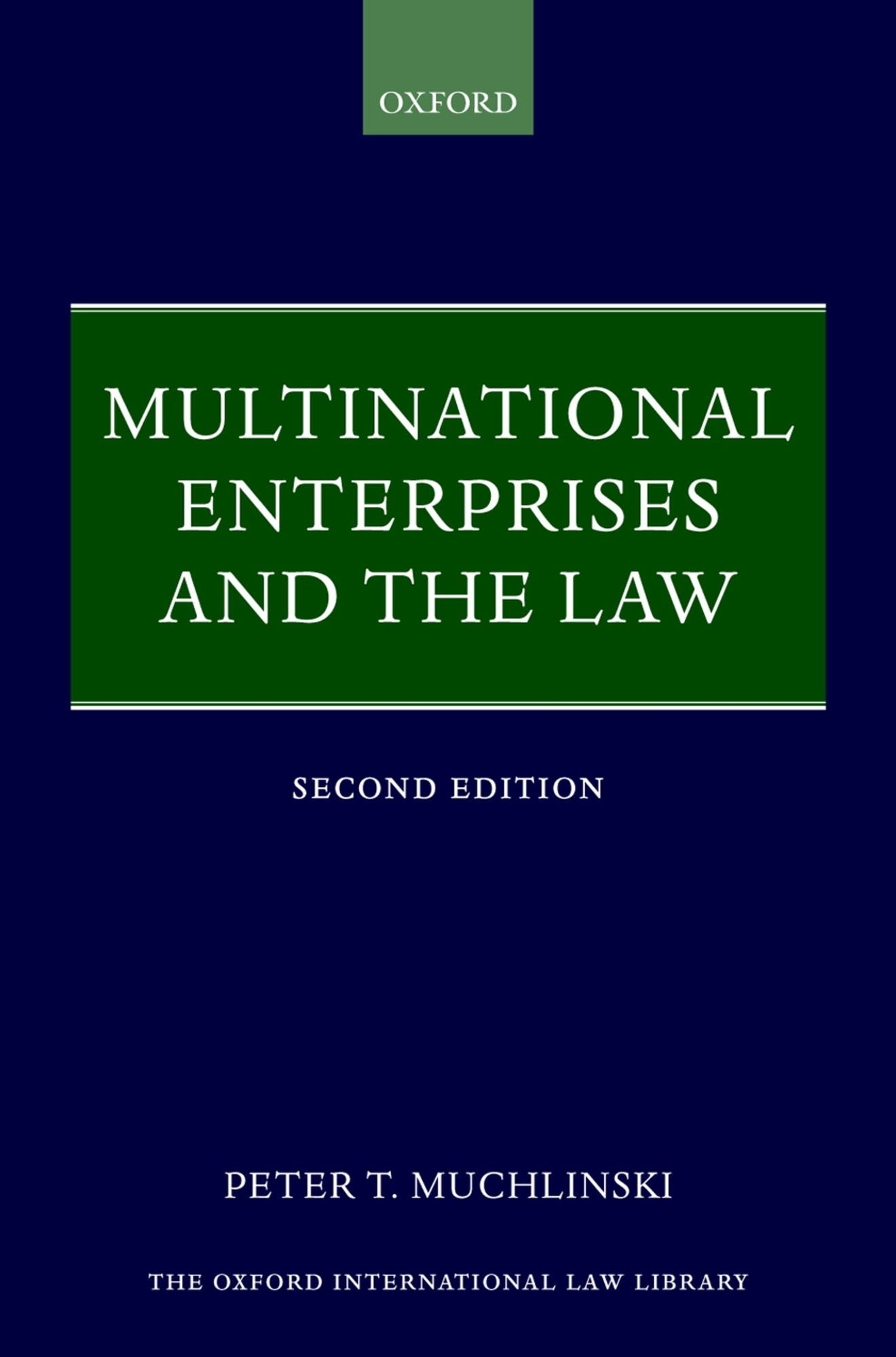 Multinational Enterprises #x00026; the Law