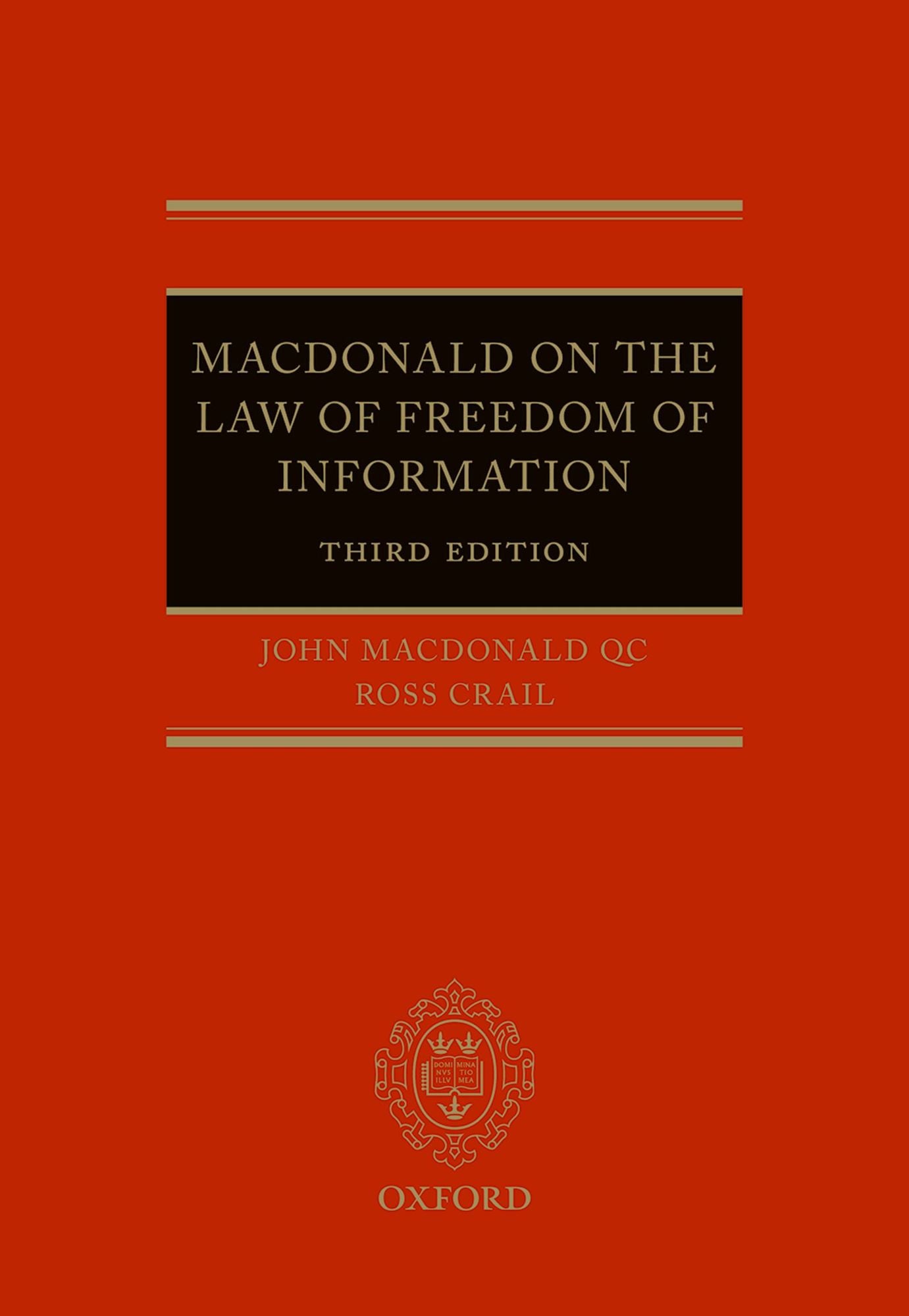 Macdonald on the Law of Freedom of Information