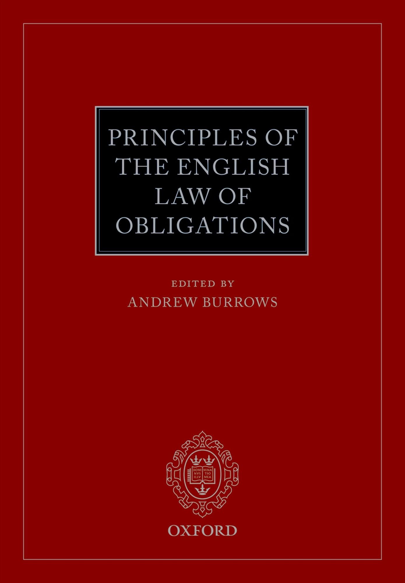 Principles of the English Law of Obligations