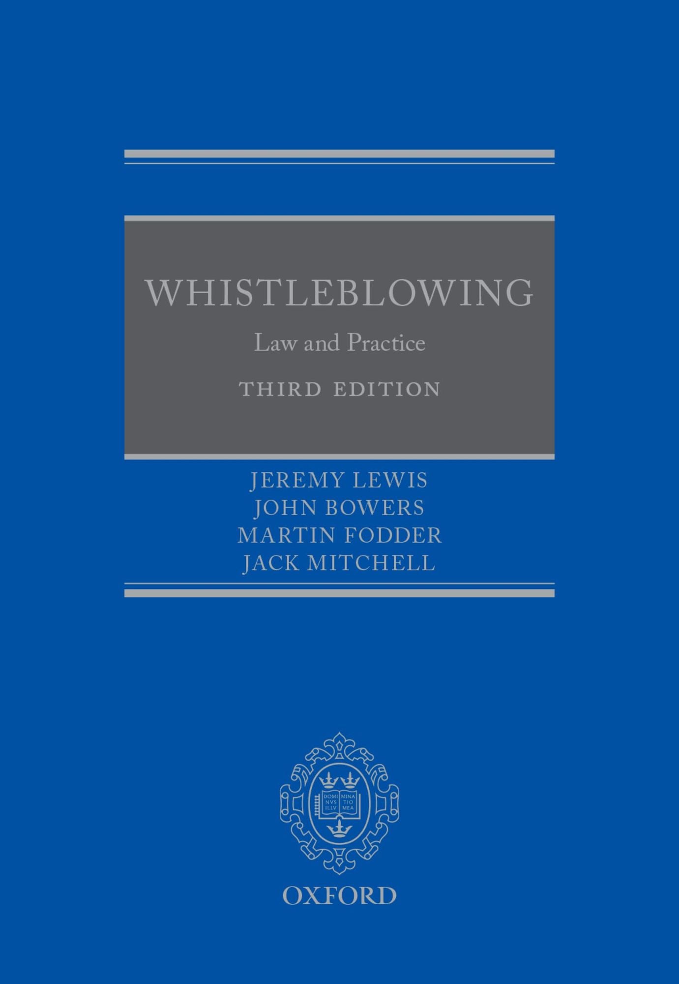 Whistleblowing: Law and Practice