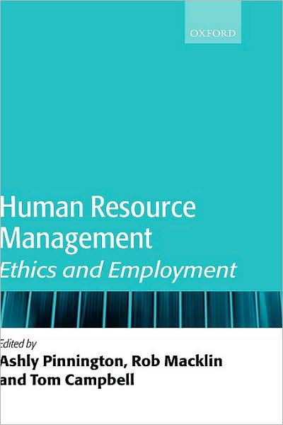 Human Resource Management: Ethics and Employment