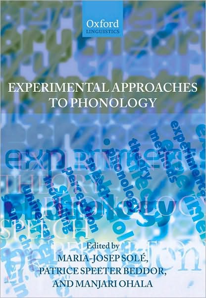Experimental Approaches to Phonology