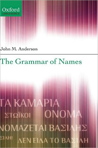 The Grammar of Names
