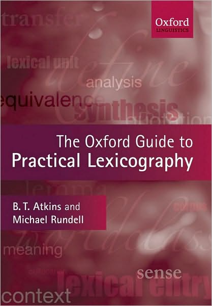 The Oxford Guide to Practical Lexicography